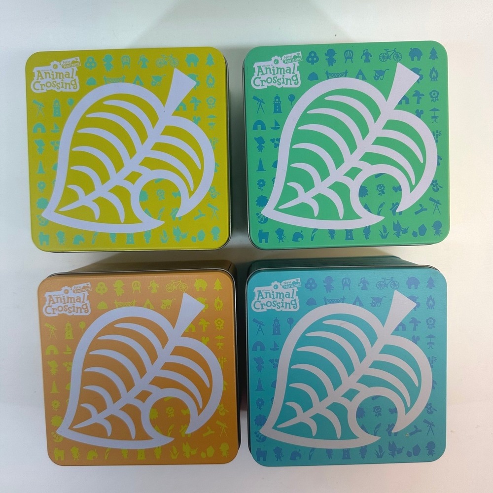 Animal Crossing New Horizons Puzzle Tin Set of 4 Seasonal Scenes Paladone 2021
